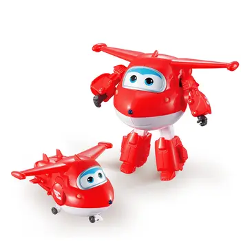 Super Wings Jett 5' Персонаж-трансформер, игрушки для детей дошкольного возраста с легким персонажем-трансформером для мальчиков и девочек старше 3 лет