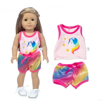 2023 Новые шорты, Подходящие для одежды American Girl Doll, 18-дюймовая кукла, рождественский подарок для девочки (продается только одежда)