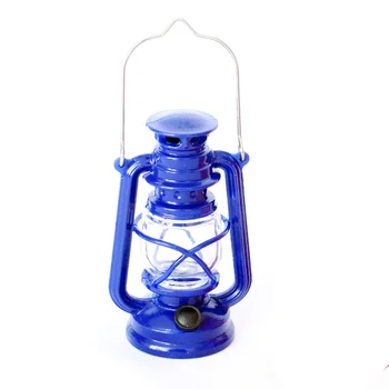 Мини-керосиновая лампа в масштабе 1/6 1/12, миниатюрные светильники для кукольного домика, масляная лампа, игрушки для ролевых игр, аксессуары для кукольного домика, синий