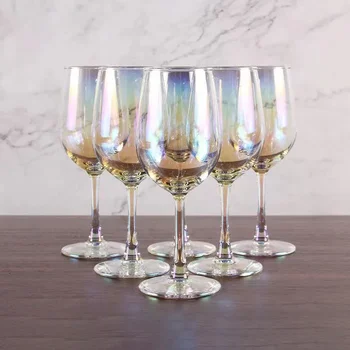 Креативный синий Винный бокал с блестками, Набор бокалов для шампанского, набор бокалов для алкоголя, Оригинальные Бокалы для коктейлей Spirit