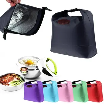 Портативная Термоизолированная сумка для ланча, водонепроницаемая коробка для ланча, сумка для Бенто, сумка для ужина, сумка для студенческого пикника, сумка для ланча
