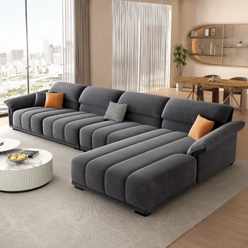 Роскошный Европейский диван для гостиной, Секционный Минималистичный Модульный диван, Удобная гостиная Divano Soggiorno Di Lusso Room Decor