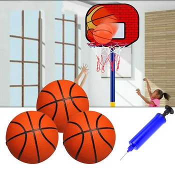 Мини-мяч и надувной материал ABS, портативный спортивный мяч, Набор спортивных товаров для детей, Износостойкие принадлежности для командных видов спорта, баскетбол