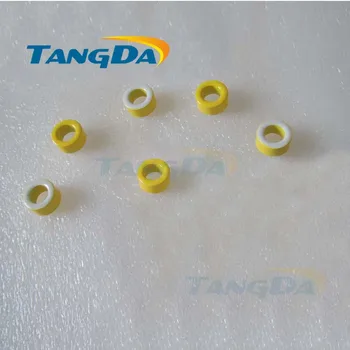 Железные порошковые сердечники Tangda T50-26B OD * ID * HT 12.7*7.7*6.4 мм 43,5 nH / N2 75ue Железная пыль Ферритовый тороидальный сердечник тороидальный желтый белый