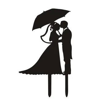 Черно-Белые Акриловые Флаги для торта жениха и невесты Mr & Mrs для декора торта на Годовщину свадьбы Горячая Распродажа