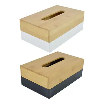 Держатель коробки для салфеток для лица Декоративный контейнер для салфеток Переносная коробка для салфеток для автомобиля Комод для спальни Отель Кафе