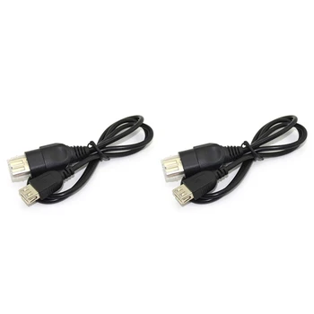 2X Для USB-кабеля-розетки для преобразования кабеля USB в кабель-адаптер