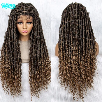 Синтетический парик на кружеве спереди, Плетеные парики 30 дюймов с детскими волосами для чернокожих женщин, Американский Африканский парик Оптом Дешево