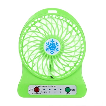 ГОРЯЧО! Портативный Перезаряжаемый Светодиодный Вентилятор Воздушного Охлаждения Mini Desk USB Third Wind Fan Охлаждающий Ручной Мини-Вентилятор