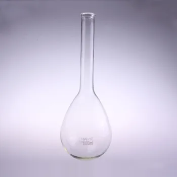 лабораторная стеклянная колба с круглым дном и длинным горлышком объемом 1000 мл по Кьельдалу для определения азота