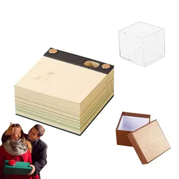 3D Художественный блокнот для вырезания Календарей Блокнотные кубики Карточки для заметок Наклейки Художественные поделки Подарок для мальчиков девочек для дома, общежития, квартиры