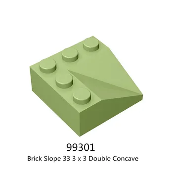 1 Шт Строительные Блоки 99301 Brick Slope 33 3 x 3 Двойные Вогнутые Коллекции Объемная Модульная Игрушка GBC Для Высокотехнологичного Набора MOC