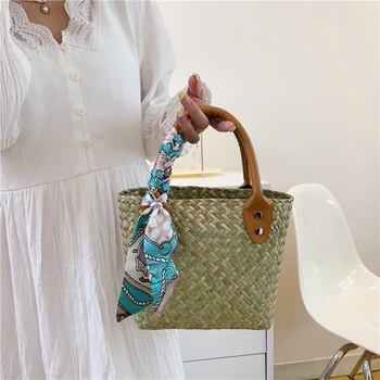 Роскошные сумки Кошельки и сумочки Тканая женская сумка Модный тренд Открытая Маленькая квадратная сумка для капусты Дизайнерские сумки