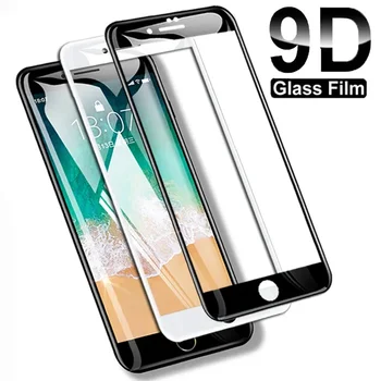 9D Полное Покрытие Из Закаленного Стекла Для iPhone 8 7 6 6S Plus 5 5S SE 2020 Протектор Экрана На iPhone 11 Pro XS Max X XR Защитная Пленка