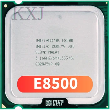 Процессор Intel Core 2 Duo E8500 SLB9K SLAPK 3,16 ГГц, 6 МБ 1333 МГц, процессор Socket 775 cpu