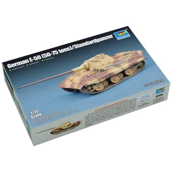 Трубач 07123 1/72 Масштаб Немецкий Стандартный Танк Panzer E50 E-50 В сборе Пластиковый Набор для сборки военной игрушечной модели