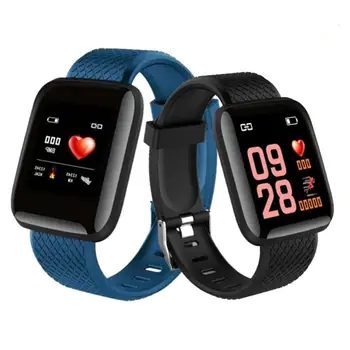 Смарт-часы D13 для мужчин и женщин 116 Plus, монитор артериального давления, водонепроницаемый браслет-трекер, умные часы с сердечным ритмом для Android IOS