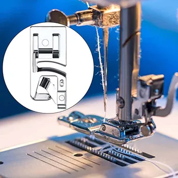 Набор прижимных лапок для швейной машины с узким закатанным краем, подходит для бытовых многофункциональных швейных машин 3 мм, 4 мм и 6 мм