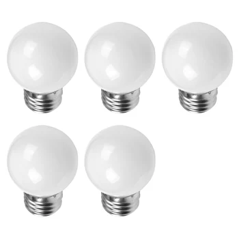5 штук E27 0,5 Вт AC220V Белая лампа накаливания Декоративная лампа