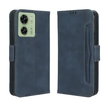 Роскошный флип-кейс Moto Edge 40, кожаный бумажник, съемный держатель для карт, полное покрытие для телефонных сумок Motorola Edge 40 NEO Edge40 Pro