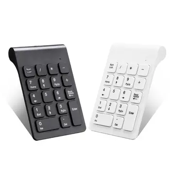 Беспроводная цифровая клавиатура 2,4 ГГц 18 клавиш Цифровая клавиатура для бухгалтерии Ноутбук Планшеты QW