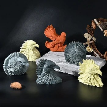 3D моделирование силиконовой формы с орлом, гипс, эпоксидная смола, клей для изготовления поделок, домашнее художественное оформление