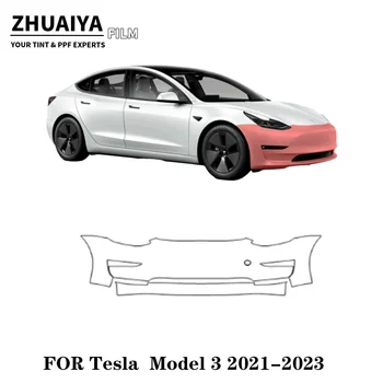 2017-2024 Для Tesla Model 3 Защитная пленка для Переднего Бампера PPF 8-миллиметровая пленка для кузова автомобиля