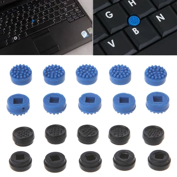 10 Упаковок сменных колпачков для трекпоинта, наконечника для мыши, ниппеля для Dell, для клавиатуры ноутбука DELL, Черный, синий