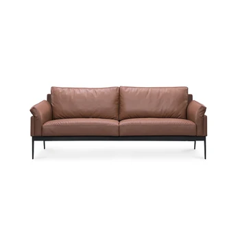 Современный офисный диван 2-местные диваны для гостиной новый дизайн кожаного дивана