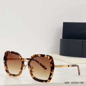 Солнцезащитные очки Женский бренд Дизайн 2023 Роскошная мода Ретро Квадратные Женские солнцезащитные очки в большой оправе Классические солнцезащитные козырьки для вождения