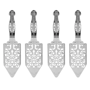 4 ложки для абсента из нержавеющей стали, набор для приготовления ложек для коктейлей с абсентом, Готическая ложка для фонтана с абсентом, Капельница