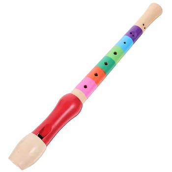 8-Луночный Духовой Инструмент Descant Recorder Кларнет Для Любителей Музыки Сопрано Деревянная Флейта