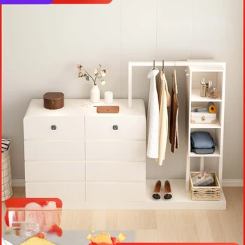 Прикроватный шкаф-ведро, вешалка для шкафа, шкаф для хранения в спальне, легкий роскошный настенный шкаф для хранения, вертикальный шкаф