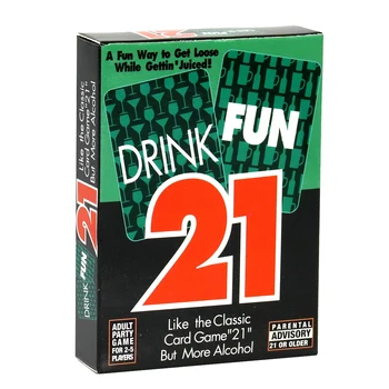 Карточная игра Drink Fun 21 Сделает ваше следующее светское мероприятие Настоящим хитом, как Классическая карточная игра 