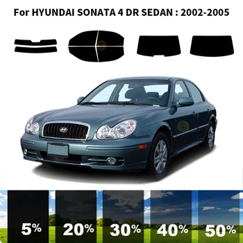 Предварительно Обработанная нанокерамика car UV Window Tint Kit Автомобильная Оконная Пленка Для HYUNDAI SONATA 4 DR СЕДАН 2002-2005