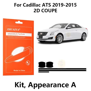 ZHUAIYA Защита Края Двери Дверная Ручка Чашка Защитная Пленка Для Краски TPU PPF Для Cadillac ATS 2019-2015 2D COUPE автомобильные аксессуары