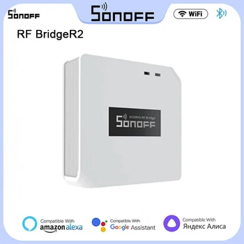 SONOFF RF BridgeR2 Беспроводной шлюз Wifi 433 МГц Smart Hub Поддержка RF Bridge eWeLink Alexa Google Home SONOFF PIR3-RF DW2-RF
