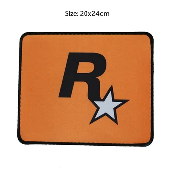 20 * 24 см, противоскользящий R Star, утолщенный коврик для мыши, игровая клавиатура, Коврик для мыши для ноутбука, коврик для геймера, резиновые настольные накладки