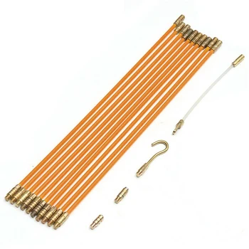 Инструмент для съема соединительного кабеля диаметром 4 мм 33 см, Направляющее устройство для кабельных стержней из стекловолокна Snake Wall, набор аксессуаров