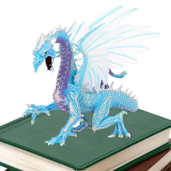 Игрушка Ледяной дракон Коллекция игрушек Dragons Украшение дома Летающий дракон из твердого льда Украшения из ледяного дракона для детского познания