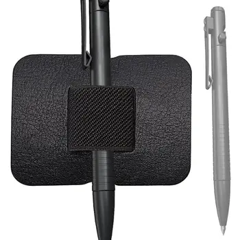 Петлевый держатель для ручки, самоклеящийся держатель для карандашей из искусственной кожи, портативный водонепроницаемый зажим для карандашей, мягкий держатель для ручки для компьютерного буфета обмена.