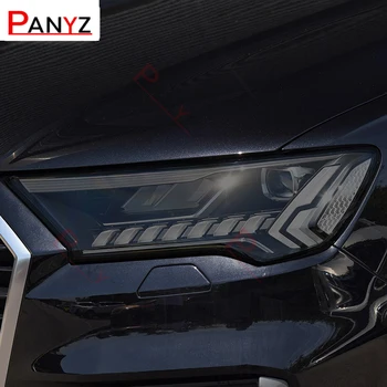 Оттенок Фар Автомобиля Дымчато-Черная Защитная Пленка TPU Наклейка Для Audi Q2 Q3 F3 8U Q5 Q7 4M Q8 SQ2 SQ5 SQ8 RSQ3 RSQ8