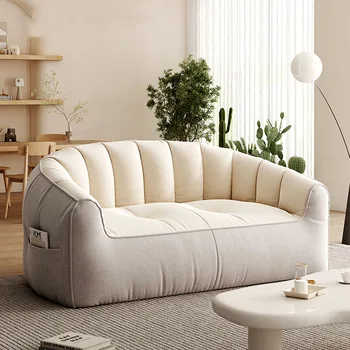 Кресло для отдыха, Ленивый диван, Скандинавская Европа, Плюшевое облако, ленивый мешок для фасоли, офисный наполнитель, Односпальные диваны, мебель для диванов Muebles Economicos
