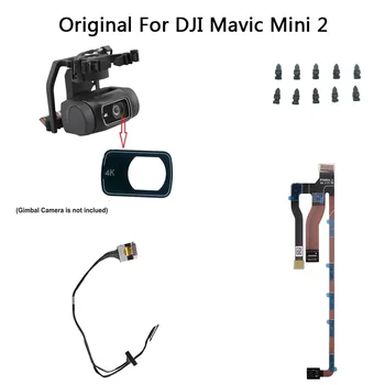 Плоский кабель 3 В 1, карданный подвес, Резиновый объектив камеры, стекло, Ptz-линия передачи сигнала, гибкий провод для запасных частей Dji Mini 2